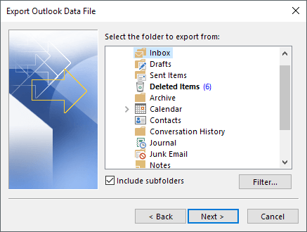 transfer outlook contacts to excel