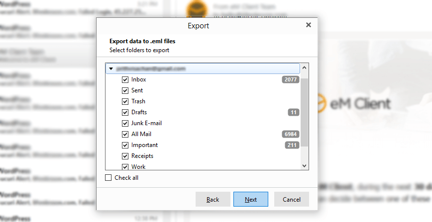 choose em client folders