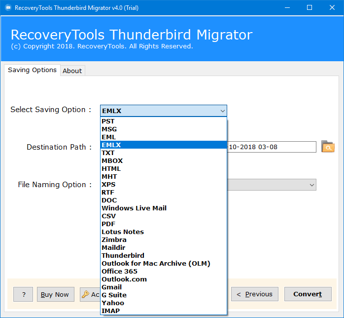 thunderbird for mac does not list outllook for import thunderbird for mac does not list outllook for import