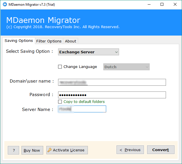 mdaemon nach exchange server migrieren