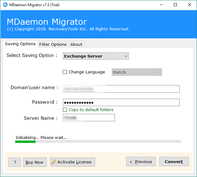 migrate mdaemon to exchange server
