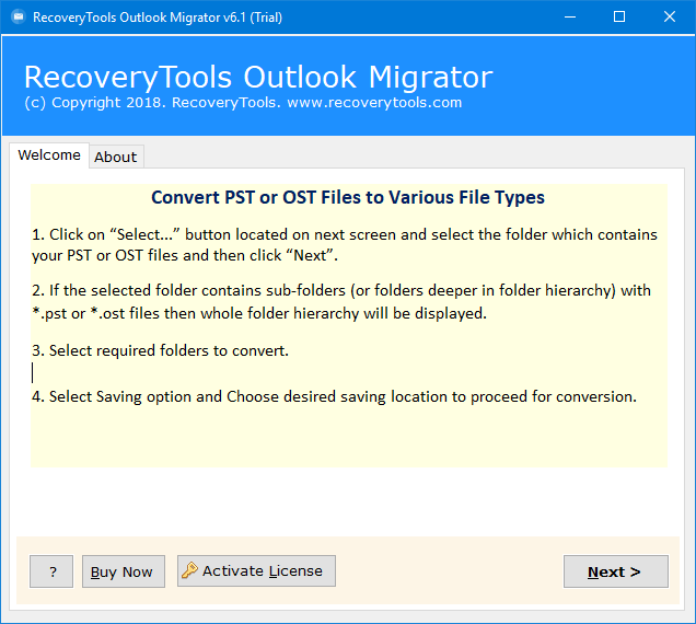 outlook migrator