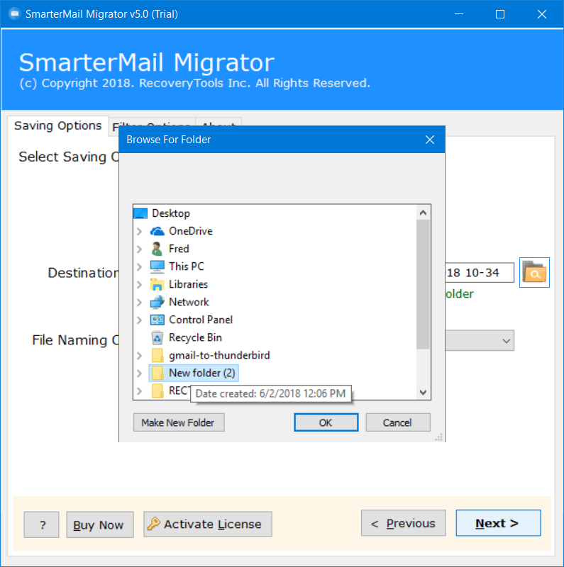 import smartermail to windows live mail
