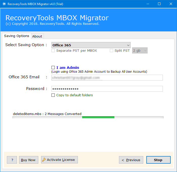 opera mail to o365 migration tool