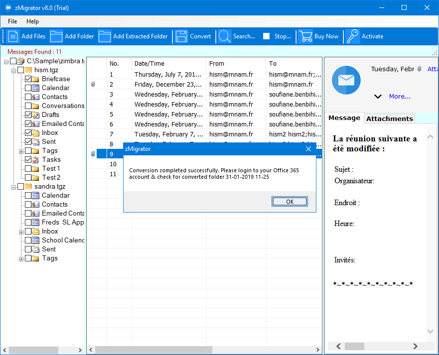 zimbra mailbox to outlook.com