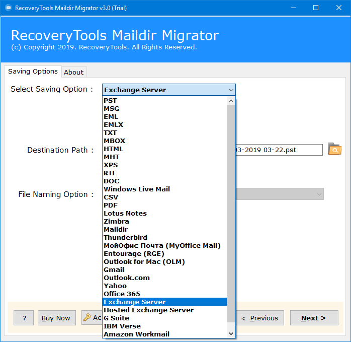 migration from postfix to exchange 2016