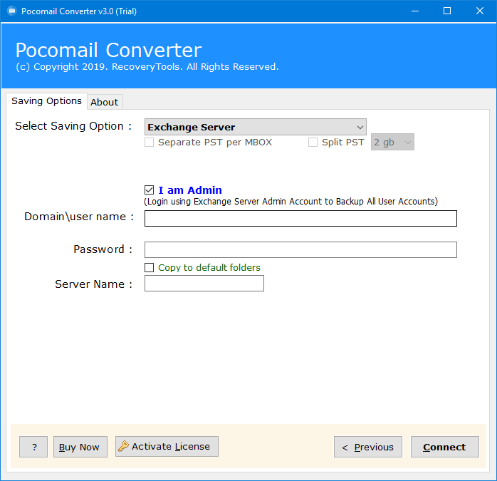 pocomail to exchange online