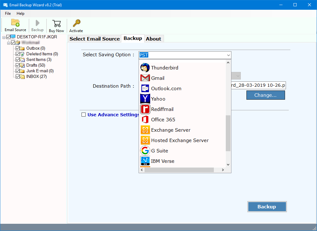 mdaemon cloud emails to gmail