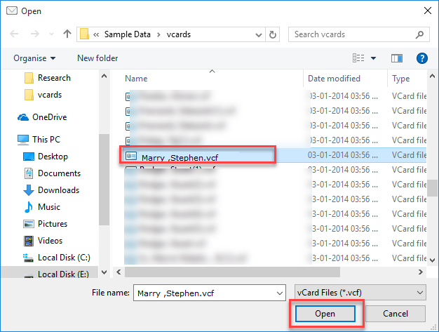 can you add a contact file to mailbird