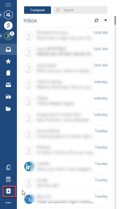 how to import contacts into mailbird