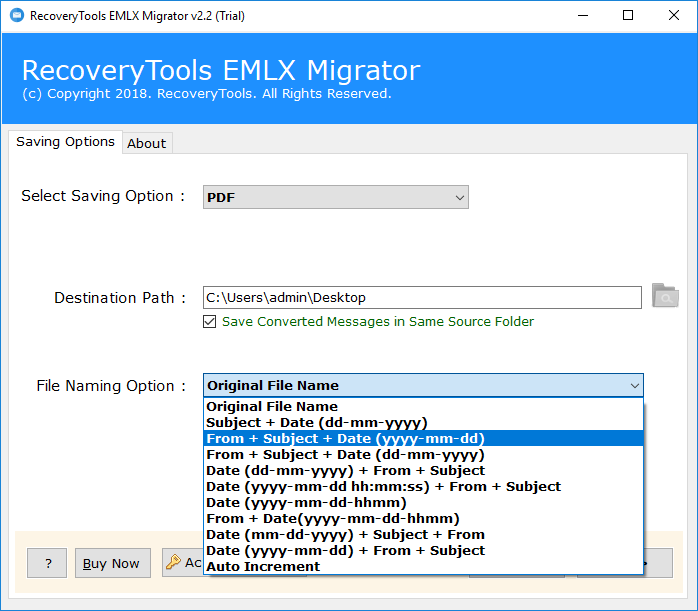 print eml files