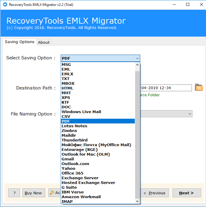 print eml files