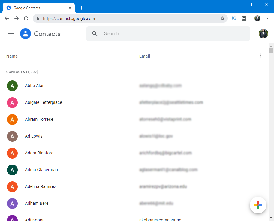 how to use google contacts in outlook 2016