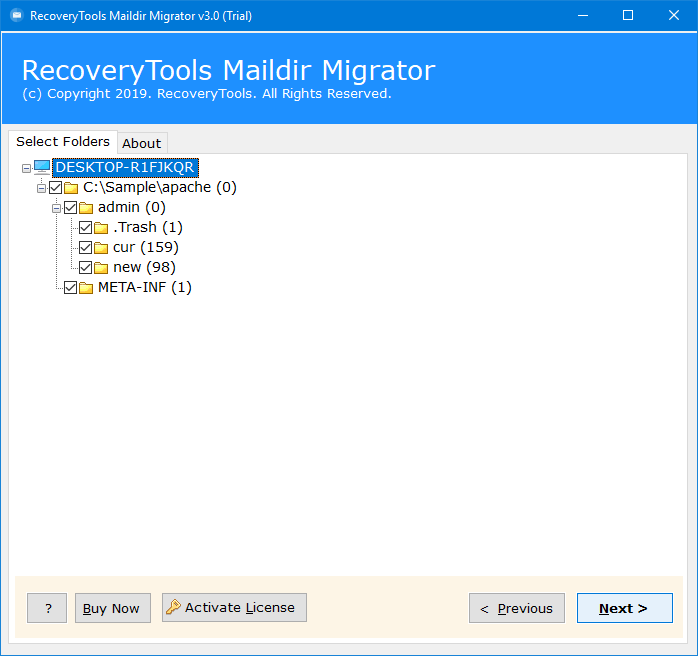 migrate Apache James to Outlook