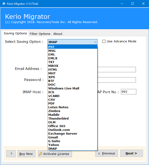 kerio to icewarp migration