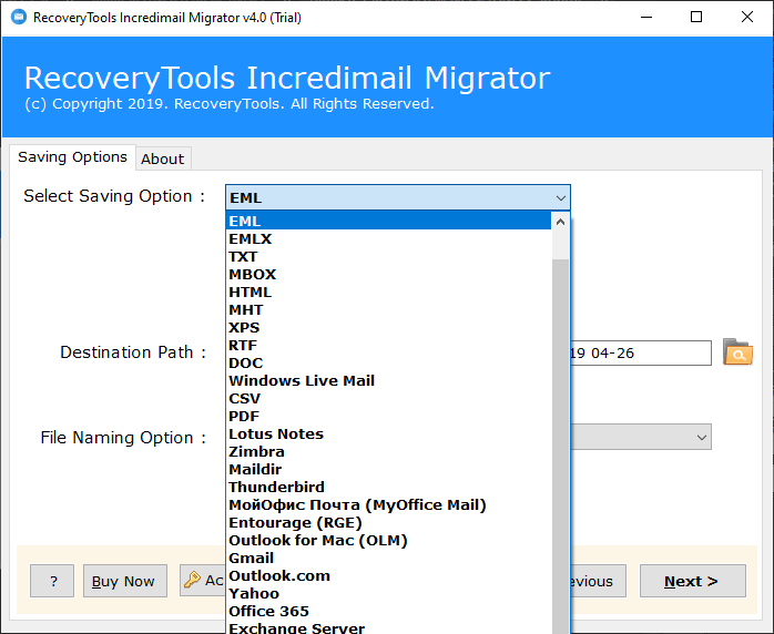 convert incredimail file to eml 