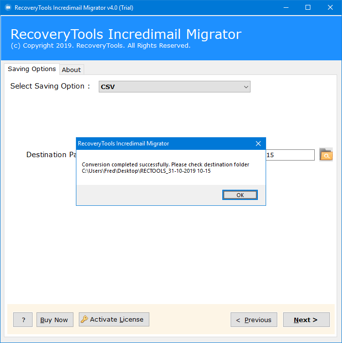 recover incredimail contacts