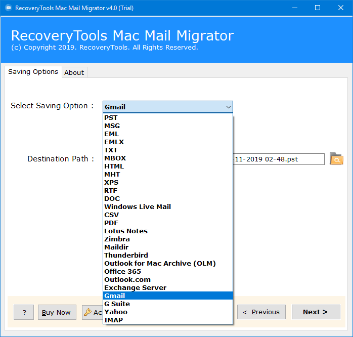 google app migration tool for mac