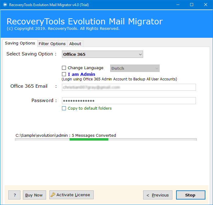 converting evolution to exchange 2013