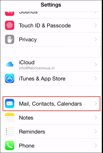 Open the Settings app on your iPhone