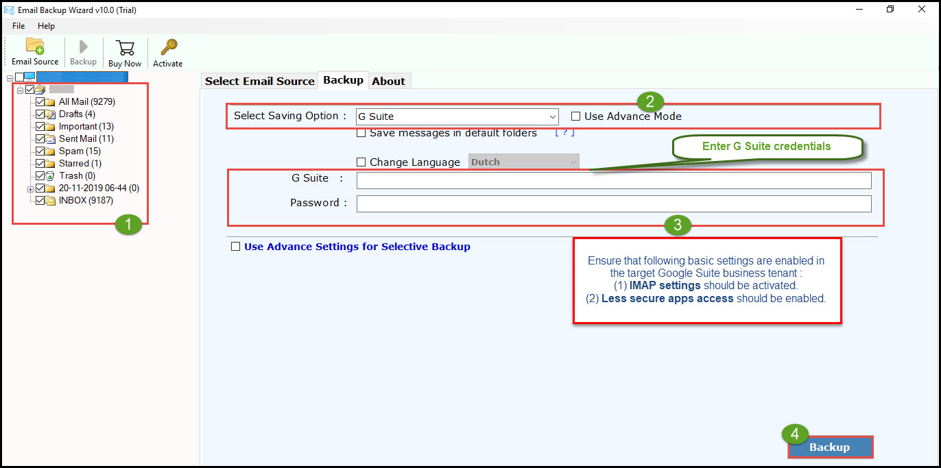 migrate zoho mail to G Suite