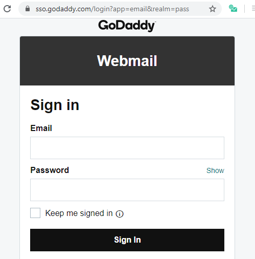 godaddy-webmail-login