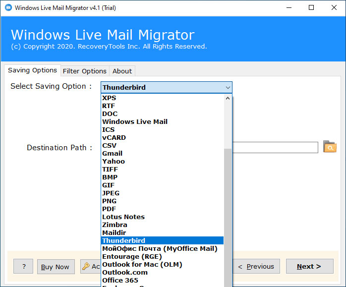 exporting thunderbird email exporting thunderbird email