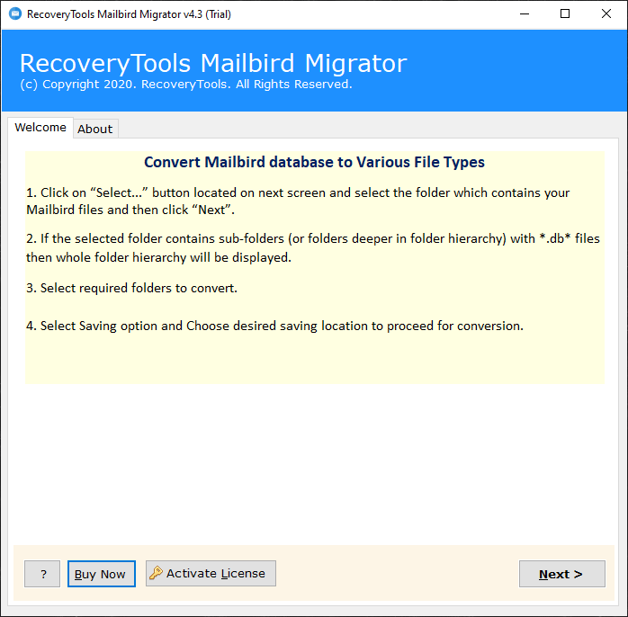 how do i export email from mailbird