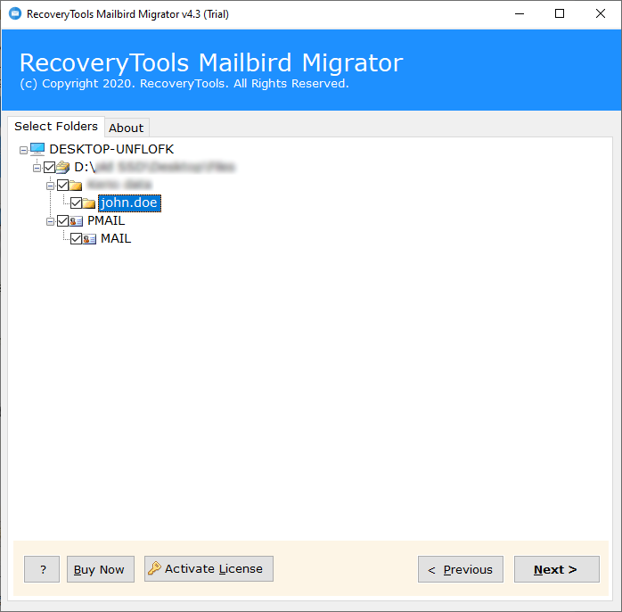 mailbird import csv
