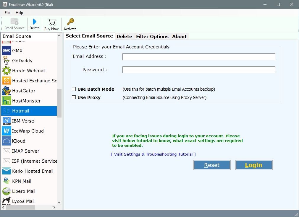 delete hotmail emails in bulk