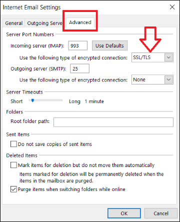 outlook not receiving emails from specific sender