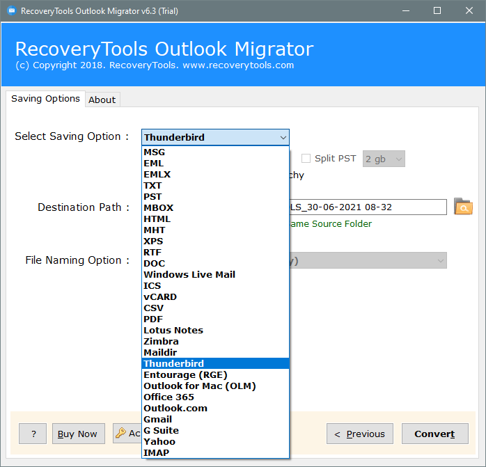 export ost to thunderbird