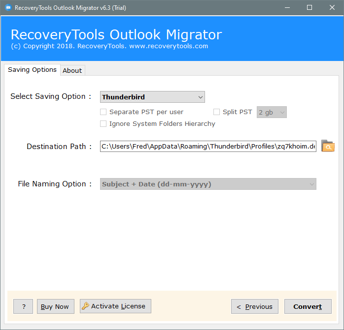 ost to thunderbird converter