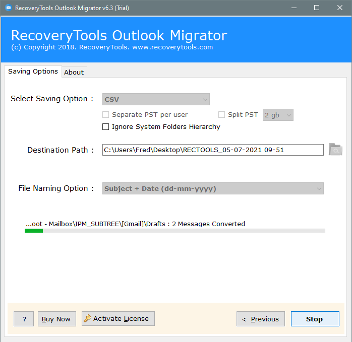 ost to csv converter