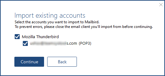 can incredimail folders be transferred to mailbird