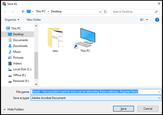 export gmail to pdf