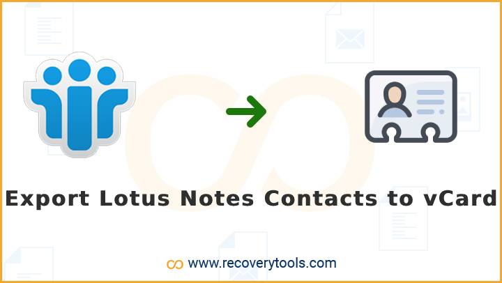 export lotus notes contacts to vcf