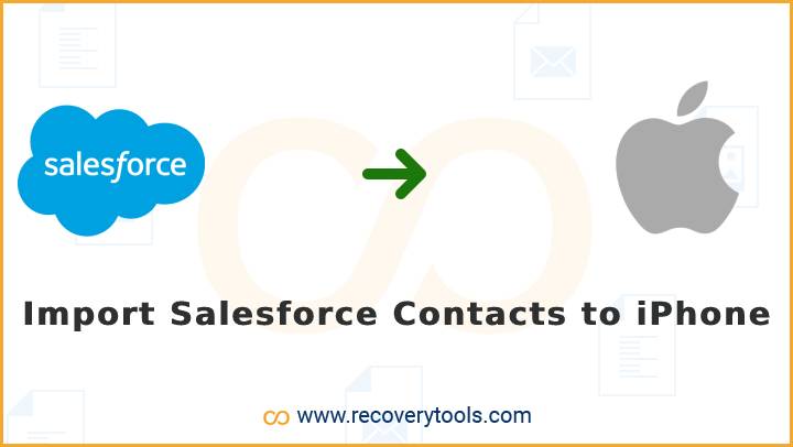 import salesforce contacts to iphone