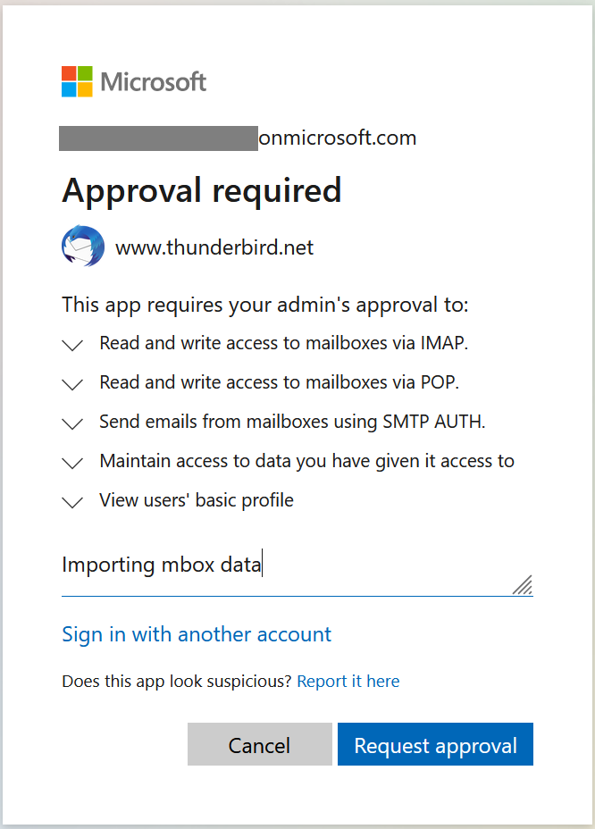 approval required from admin