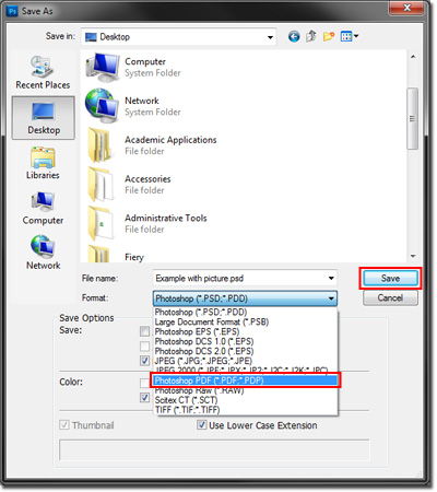 choose pdf