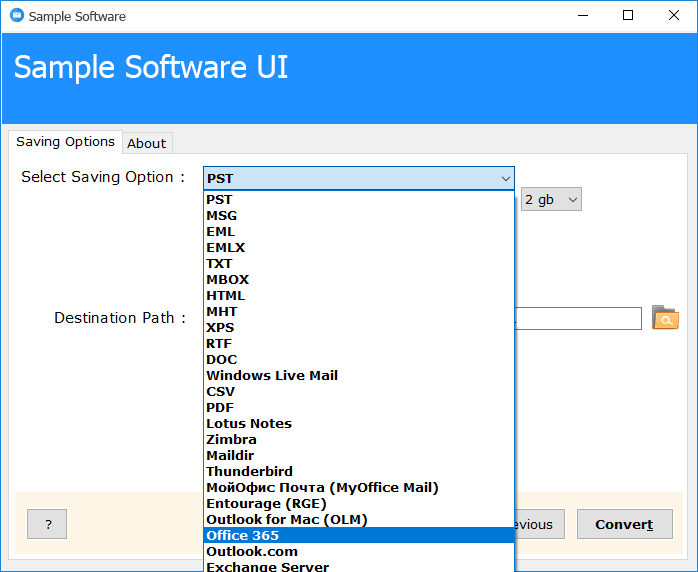 Open MBOX migrator