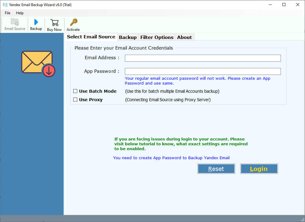 how to export yandex mail to pst