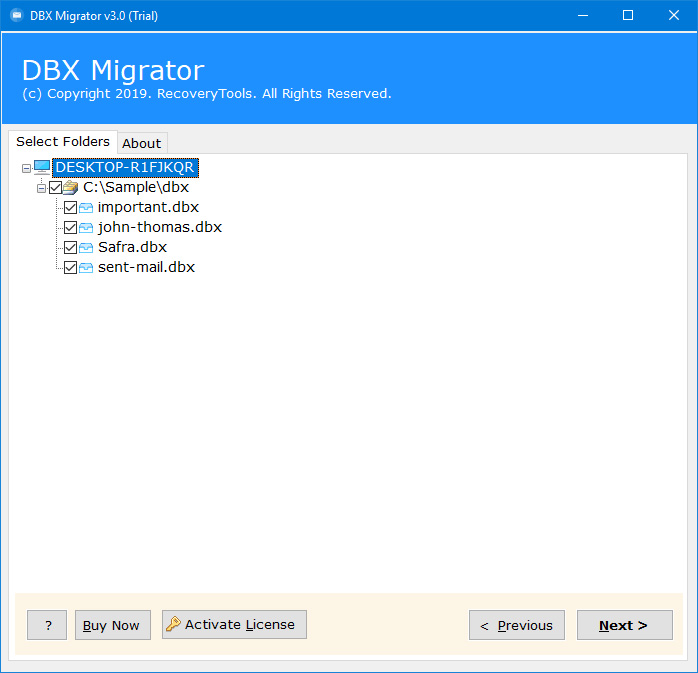 DBX to Thunderbird