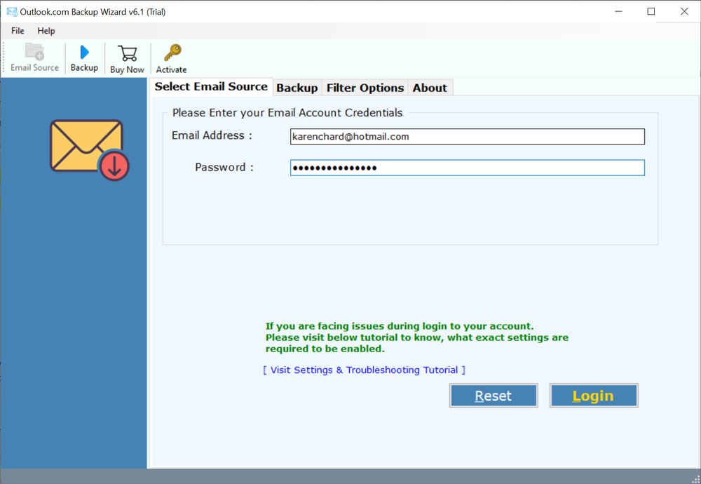 how to download hotmail emails to hard drive