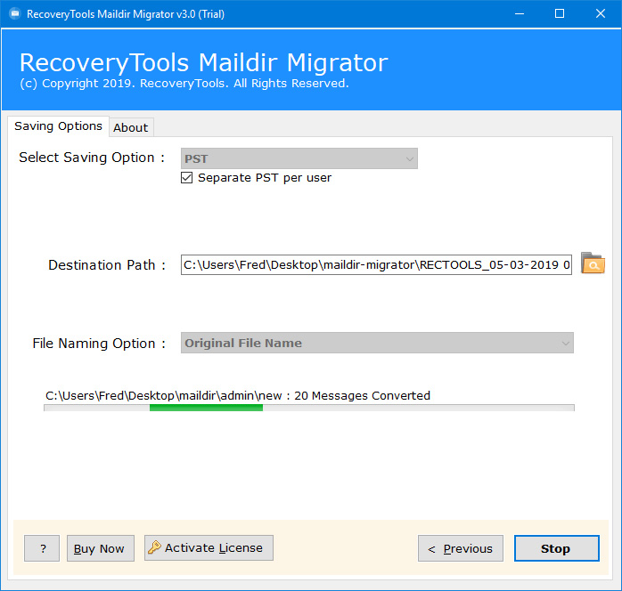 maildir to pst converter tool