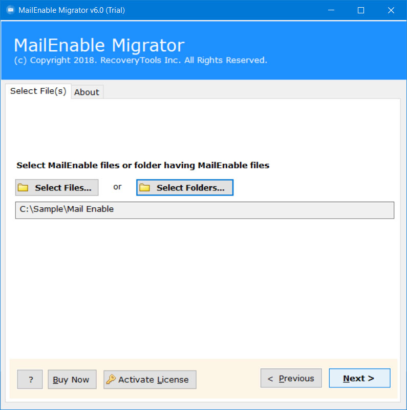 choose mailenable converter files