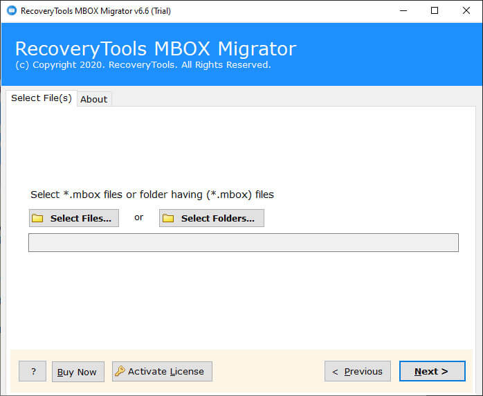 load MBOX files