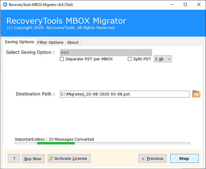 click convert to begin the process