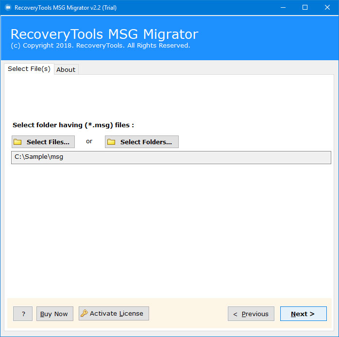 select files or select folders