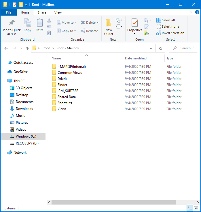 convert old outlook pst file to 2010